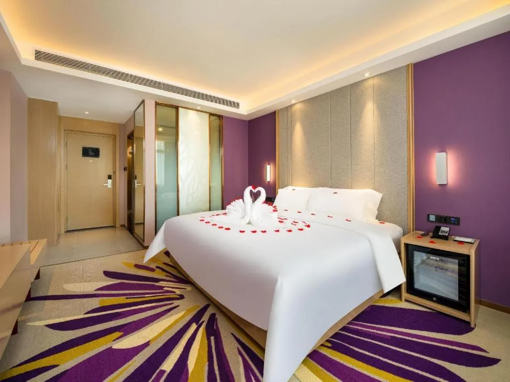 Bed in Lavande Hotel Shanwei Haifeng Fenghuang New City Tianhong Plaza