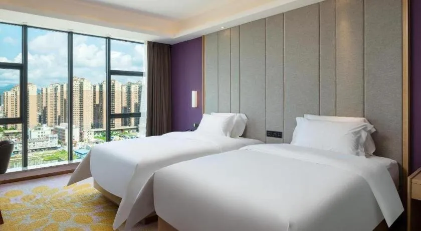 Bed in Lavande Hotel Shanwei Haifeng Fenghuang New City Tianhong Plaza