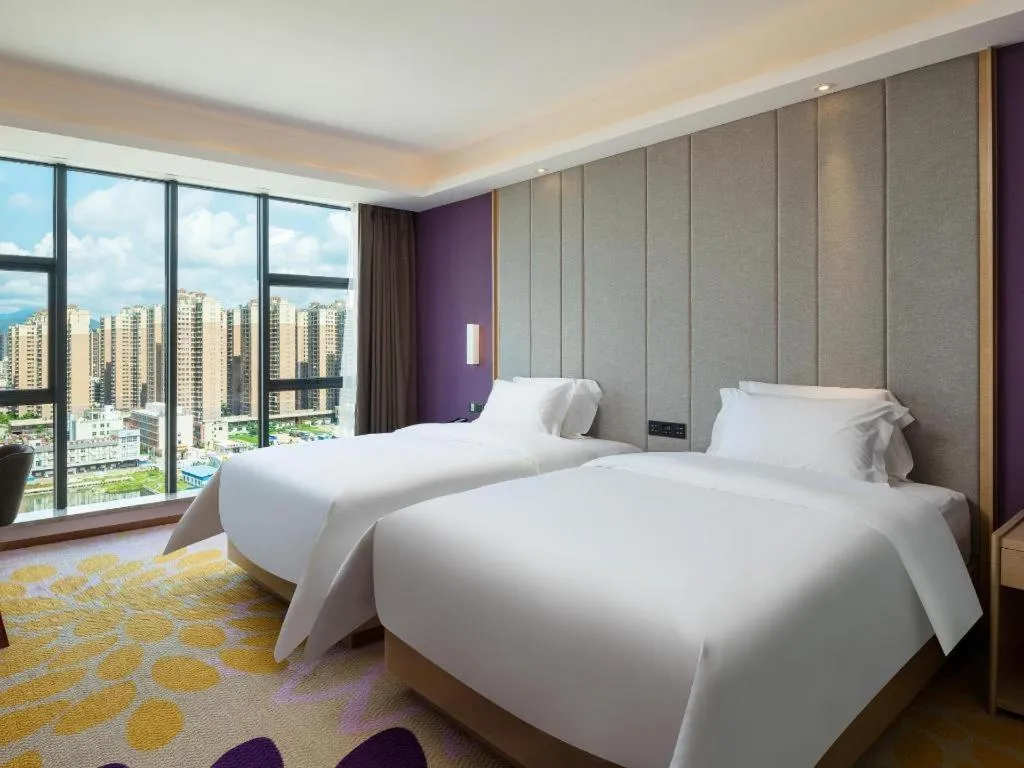 Bed in Lavande Hotel Shanwei Haifeng Fenghuang New City Tianhong Plaza