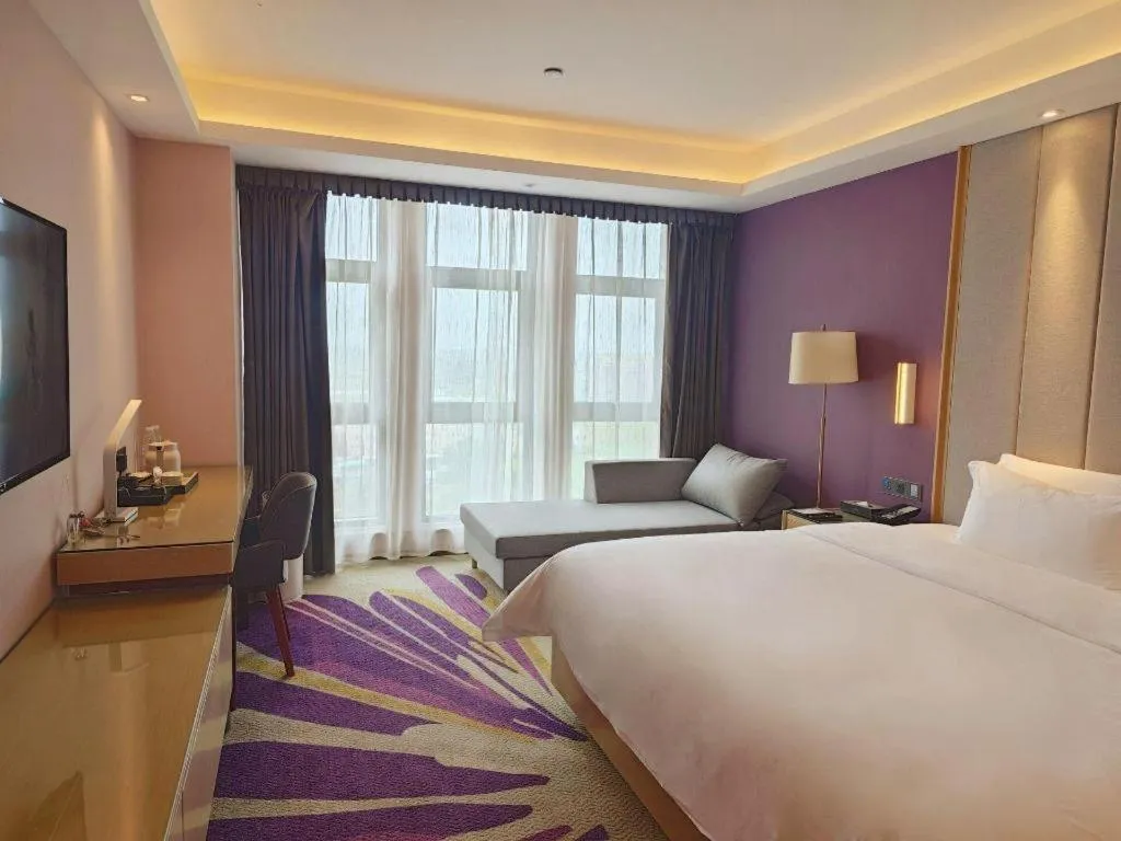 Bed in Lavande Hotel Shanwei Haifeng Fenghuang New City Tianhong Plaza
