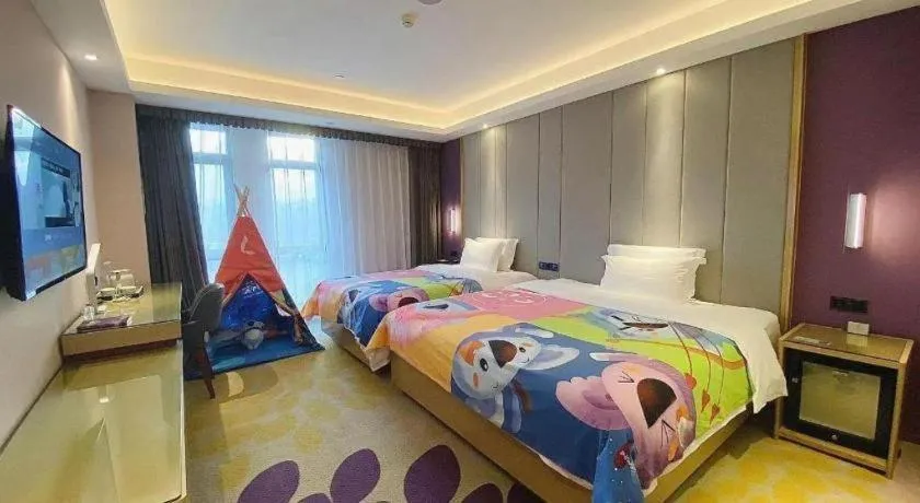 Bed in Lavande Hotel Shanwei Haifeng Fenghuang New City Tianhong Plaza