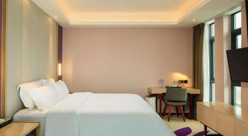 Bed in Lavande Hotel Shanwei Haifeng Fenghuang New City Tianhong Plaza