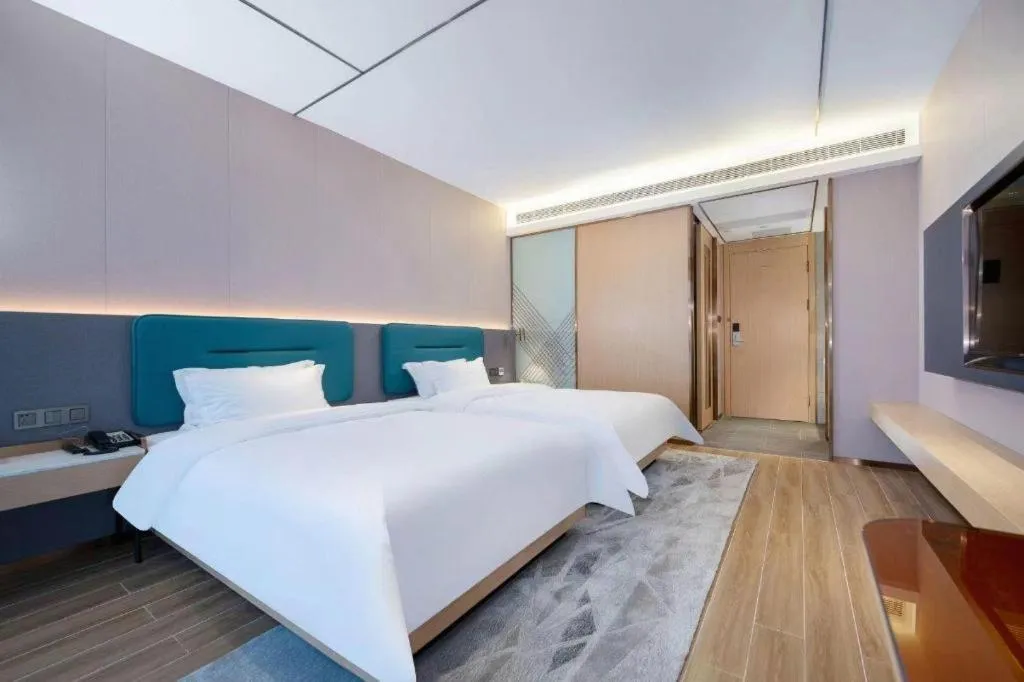 Bed in Lavande Hotel Shanwei Haifeng Fenghuang New City Tianhong Plaza