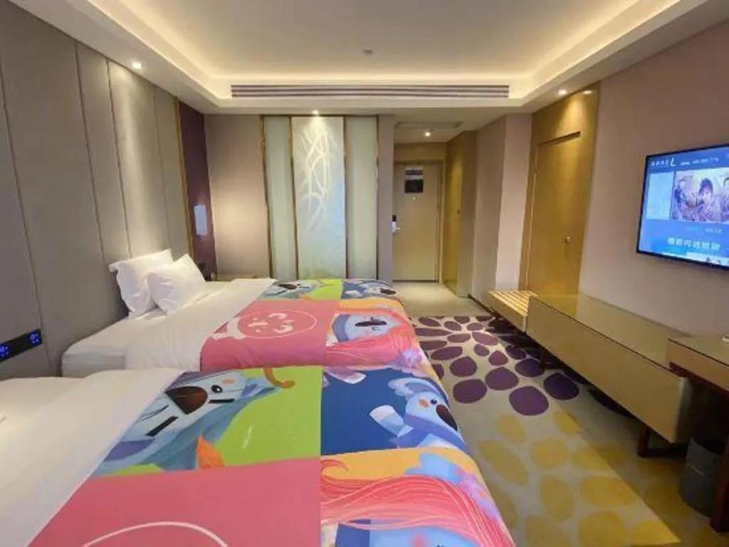 Bed in Lavande Hotel Shanwei Haifeng Fenghuang New City Tianhong Plaza