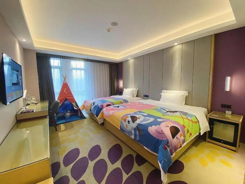 Bed in Lavande Hotel Shanwei Haifeng Fenghuang New City Tianhong Plaza
