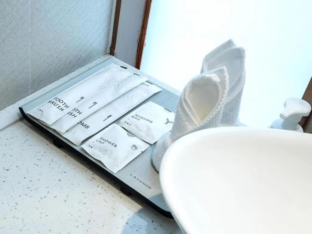 Bed in Lavande Hotel Shanwei Haifeng Fenghuang New City Tianhong Plaza