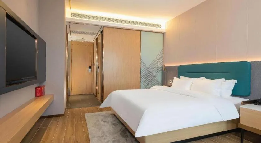 Bed in Lavande Hotel Shanwei Haifeng Fenghuang New City Tianhong Plaza