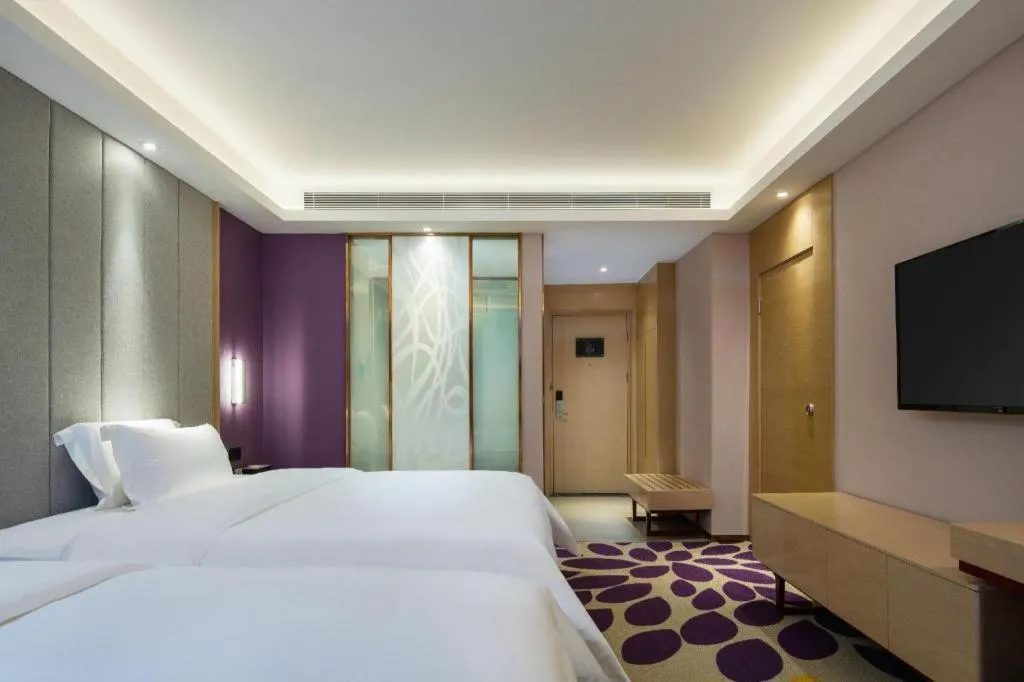 Bed in Lavande Hotel Shanwei Haifeng Fenghuang New City Tianhong Plaza