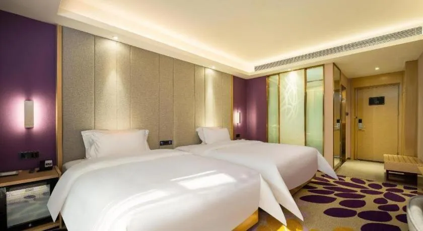 Bed in Lavande Hotel Shanwei Haifeng Fenghuang New City Tianhong Plaza
