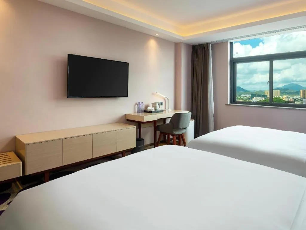 Bed in Lavande Hotel Shanwei Haifeng Fenghuang New City Tianhong Plaza