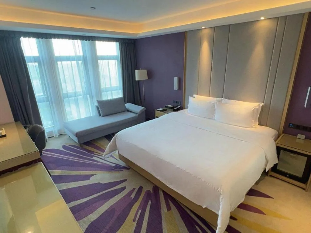 Bed in Lavande Hotel Shanwei Haifeng Fenghuang New City Tianhong Plaza