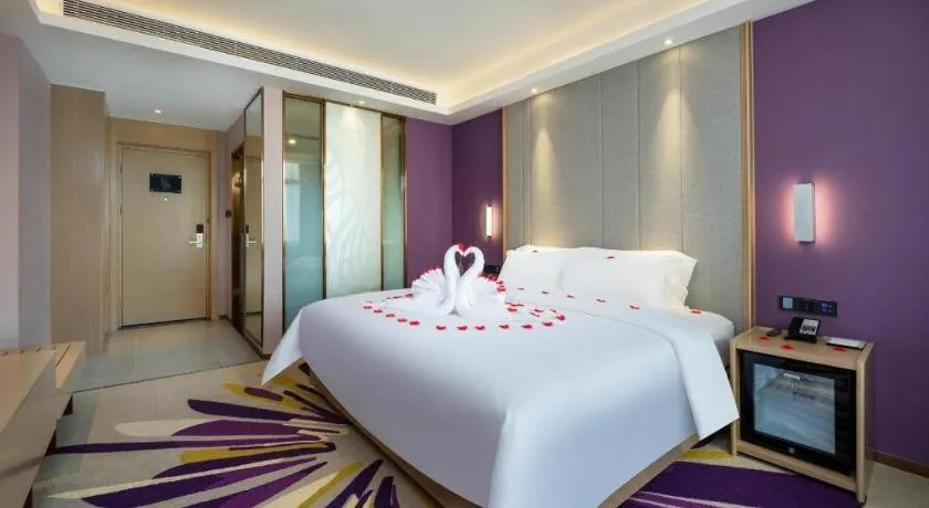 Bed in Lavande Hotel Shanwei Haifeng Fenghuang New City Tianhong Plaza