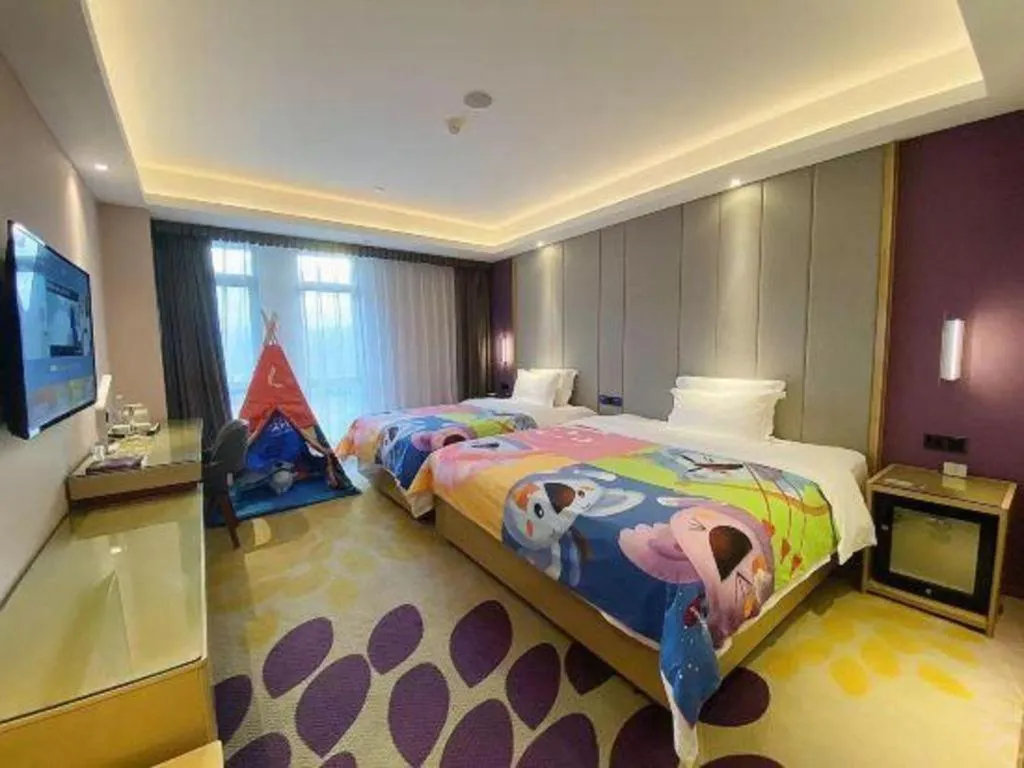 Bed in Lavande Hotel Shanwei Haifeng Fenghuang New City Tianhong Plaza