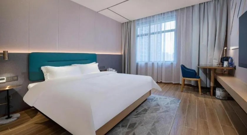 Bed in Lavande Hotel Shanwei Haifeng Fenghuang New City Tianhong Plaza