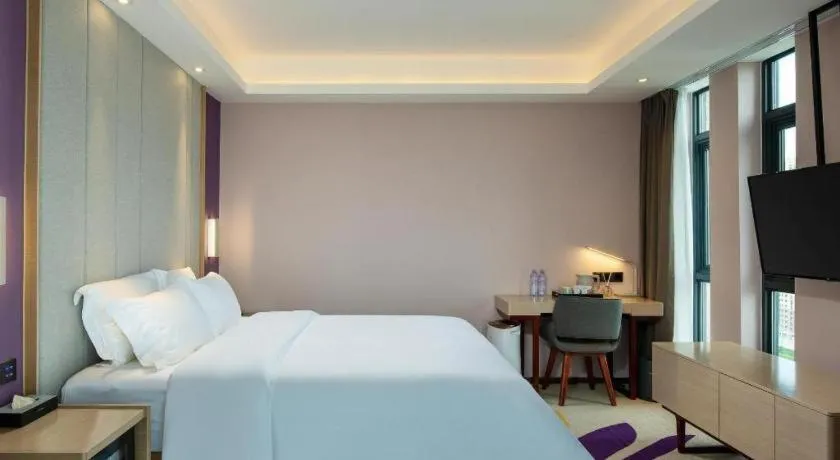 Bed in Lavande Hotel Shanwei Haifeng Fenghuang New City Tianhong Plaza