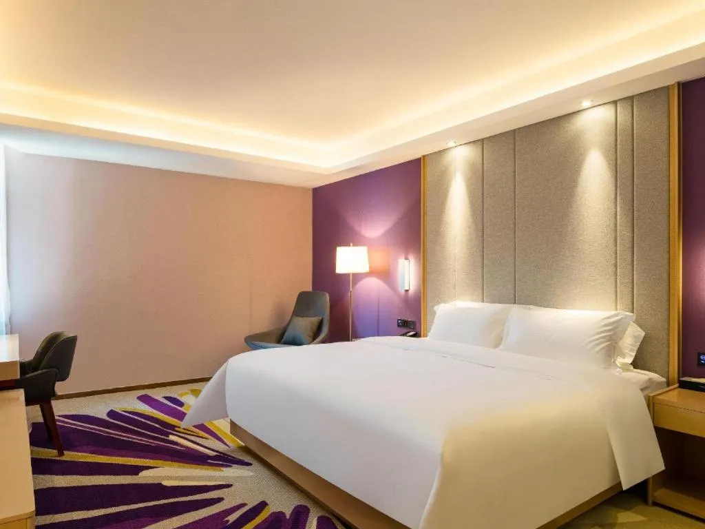 Bed in Lavande Hotel Shanwei Haifeng Fenghuang New City Tianhong Plaza