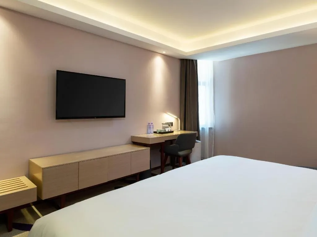 Bed in Lavande Hotel Shanwei Haifeng Fenghuang New City Tianhong Plaza