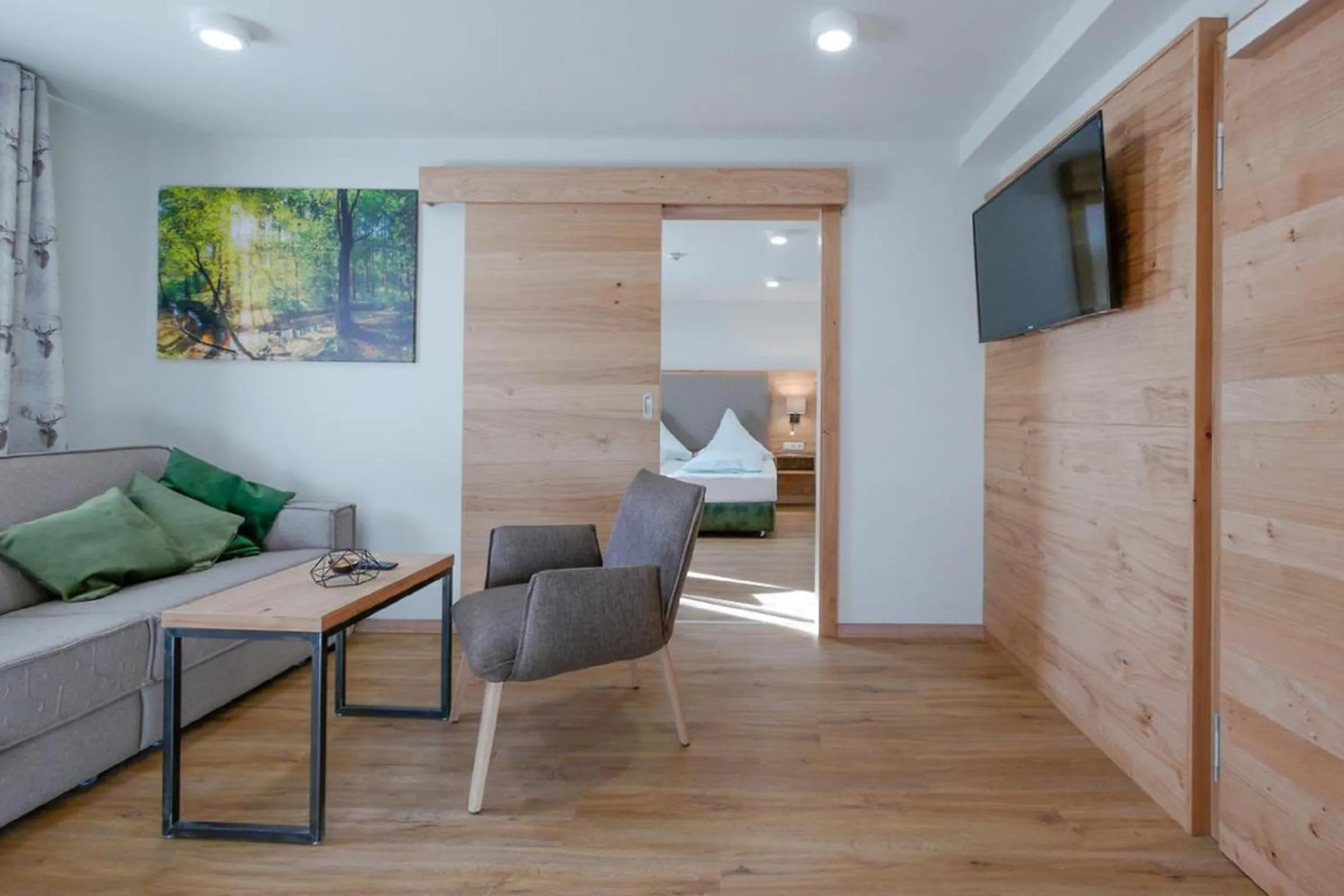 Bed in Landhotel Zum Jägerstöckl