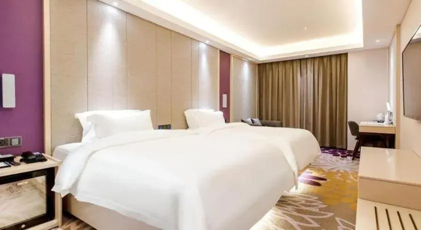 Bed in Lavande Hotel Yantai Laiyang City Center Bed in Lavande Hotel Yantai Laiyang City Center