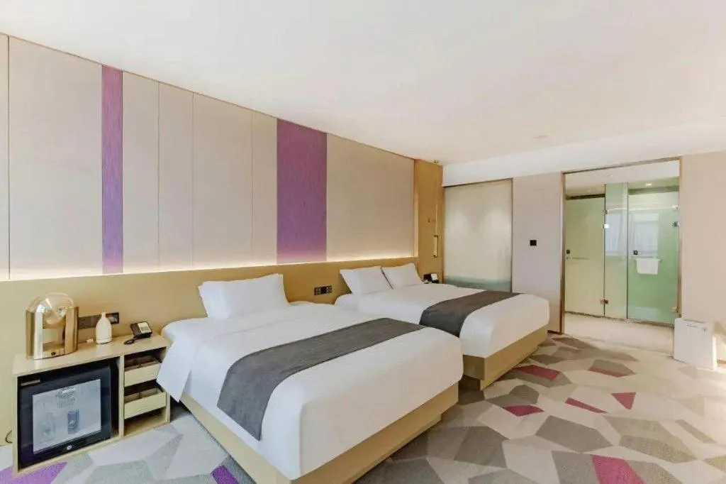 Bed in Lavande Hotel Bengbu Wanda Nanxiang Plaza