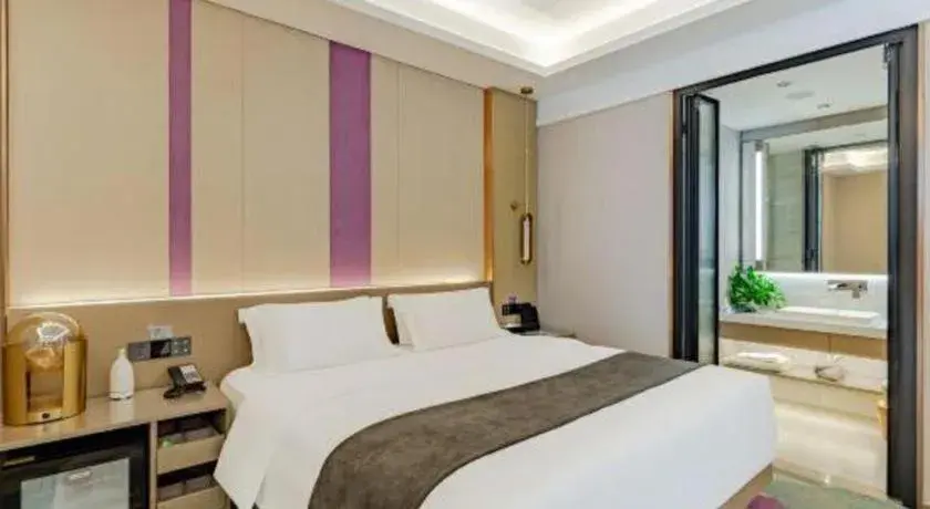 Bed in Lavande Hotel Bengbu Wanda Nanxiang Plaza Bed in Lavande Hotel Bengbu Wanda Nanxiang Plaza