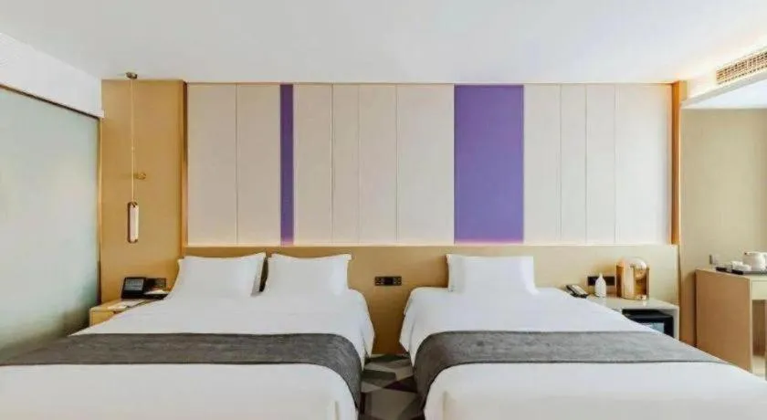 Bed in Lavande Hotel Bengbu Wanda Nanxiang Plaza