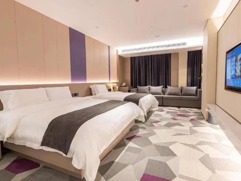 Bed in Lavande Hotel Bengbu Wanda Nanxiang Plaza Bed in Lavande Hotel Bengbu Wanda Nanxiang Plaza