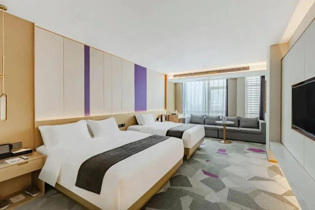 Bed in Lavande Hotel Bengbu Wanda Nanxiang Plaza