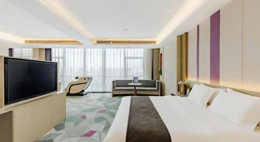 Bed in Lavande Hotel Bengbu Wanda Nanxiang Plaza Bed in Lavande Hotel Bengbu Wanda Nanxiang Plaza