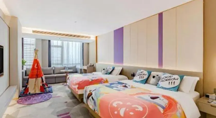 Bed in Lavande Hotel Bengbu Wanda Nanxiang Plaza Bed in Lavande Hotel Bengbu Wanda Nanxiang Plaza