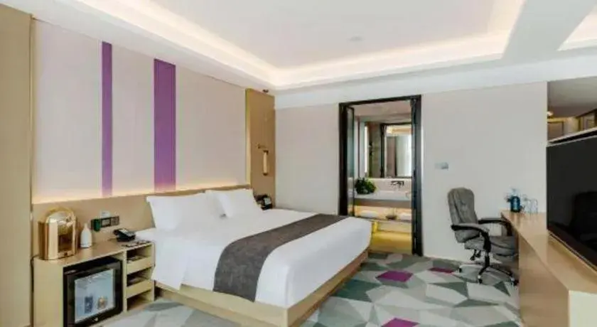 Bed in Lavande Hotel Bengbu Wanda Nanxiang Plaza Bed in Lavande Hotel Bengbu Wanda Nanxiang Plaza