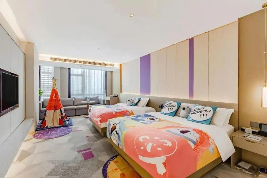 Bed in Lavande Hotel Bengbu Wanda Nanxiang Plaza