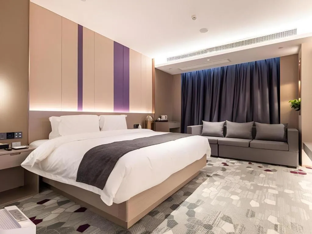 Bed in Lavande Hotel Bengbu Wanda Nanxiang Plaza