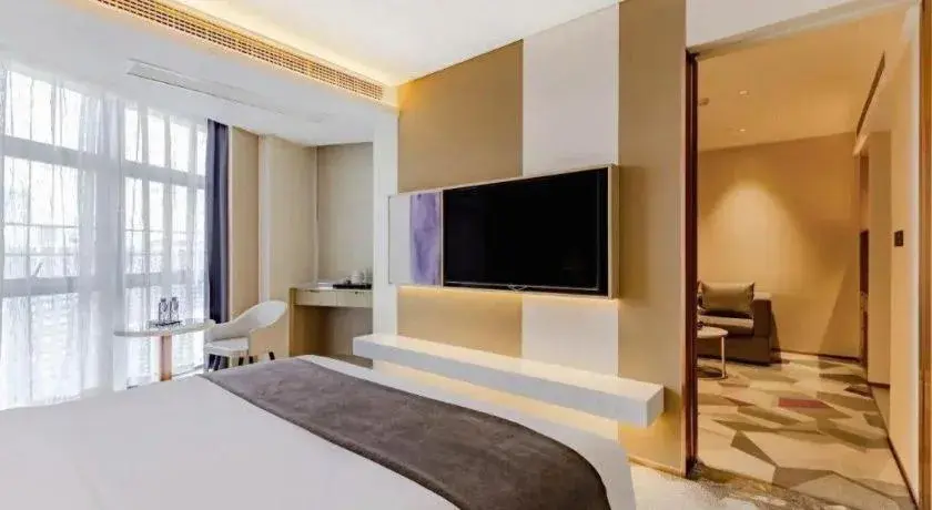 Bed in Lavande Hotel Bengbu Wanda Nanxiang Plaza Bed in Lavande Hotel Bengbu Wanda Nanxiang Plaza