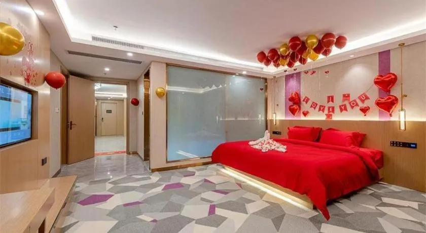 Bed in Lavande Hotel Foshan Shunde Daliang Qinghuiyuan Shihu Road