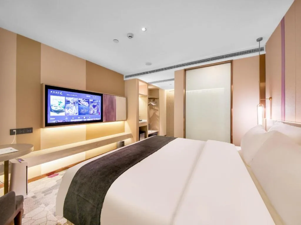 Bed in Lavande Hotel Wuhan Jianghan Road Dunli Gate Metro Station