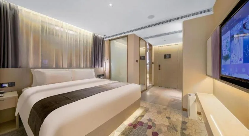 Bed in Lavande Hotel Wuhan Jianghan Road Dunli Gate Metro Station