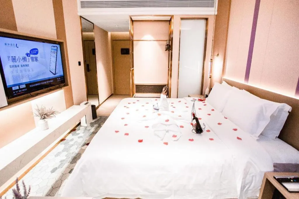 Bed in Lavande Hotel Xi'an Zhonglou Dachashi Metro Station