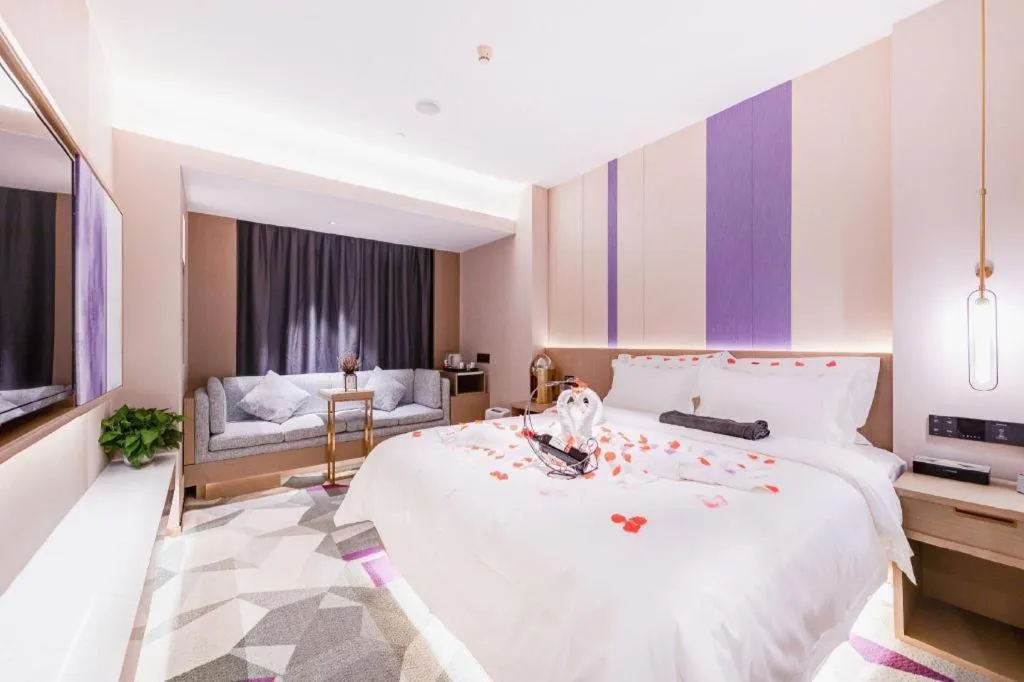 Bed in Lavande Hotel Xi'an Zhonglou Dachashi Metro Station