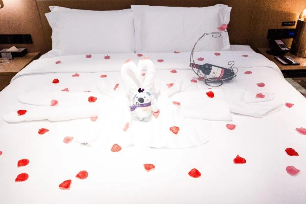 Bed in Lavande Hotel Xi'an Zhonglou Dachashi Metro Station