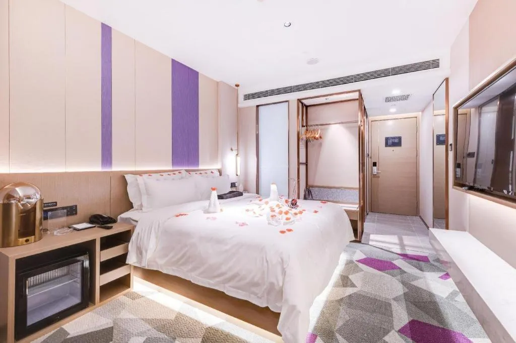 Bed in Lavande Hotel Xi'an Zhonglou Dachashi Metro Station