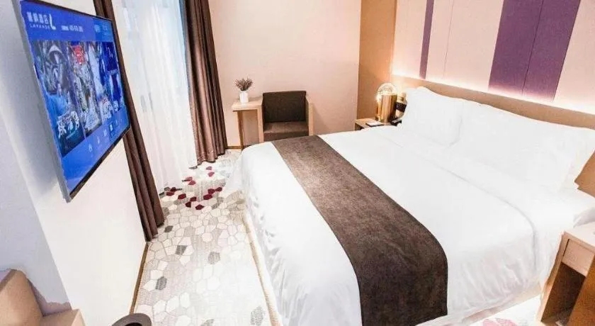 Bed in Lavande Hotel Xi'an Zhonglou Dachashi Metro Station