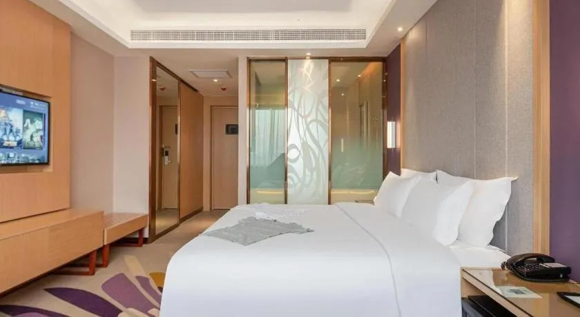 Bed in Lavande Hotel Changsha South High-speed Railway Station Xiyingmen
