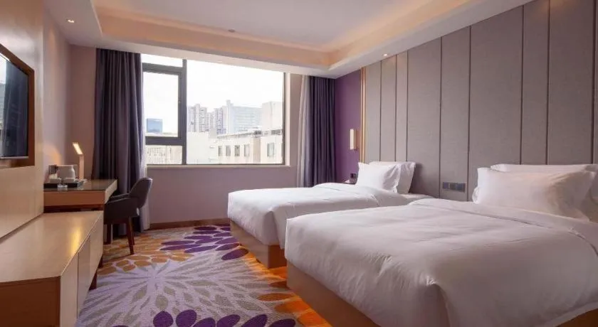 Bed in Lavande Hotel Changsha South High-speed Railway Station Xiyingmen