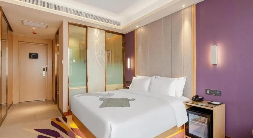 Bed in Lavande Hotel Changsha South High-speed Railway Station Xiyingmen