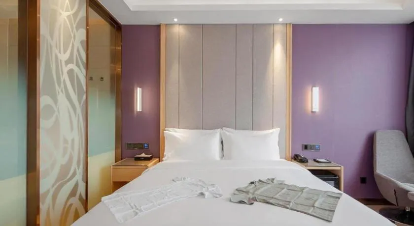 Bed in Lavande Hotel Changsha South High-speed Railway Station Xiyingmen