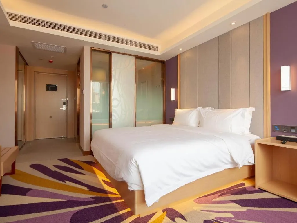Bed in Lavande Hotel Changsha South High-speed Railway Station Xiyingmen