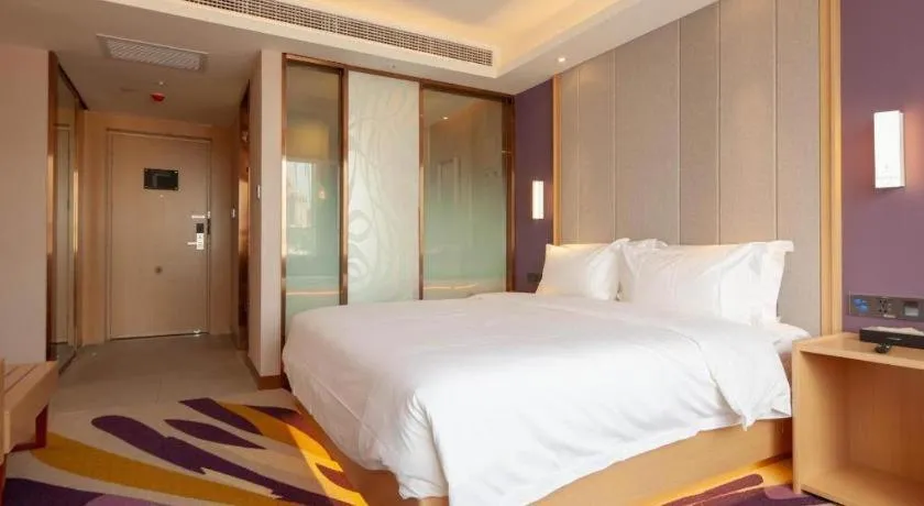 Bed in Lavande Hotel Changsha South High-speed Railway Station Xiyingmen