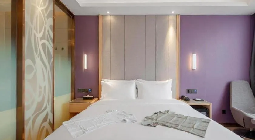 Bed in Lavande Hotel Changsha South High-speed Railway Station Xiyingmen