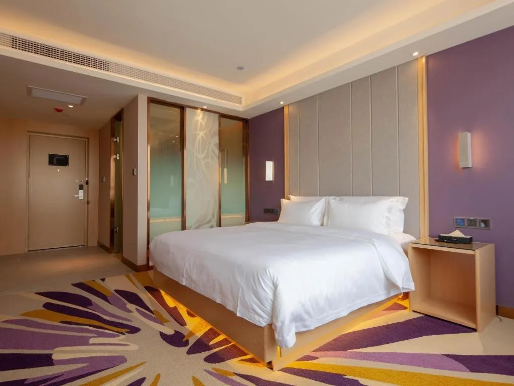 Bed in Lavande Hotel Changsha South High-speed Railway Station Xiyingmen